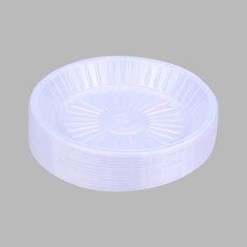 صحون بلاستيك الوطنية دائري - رقم 18 مقوى - 50 حبة